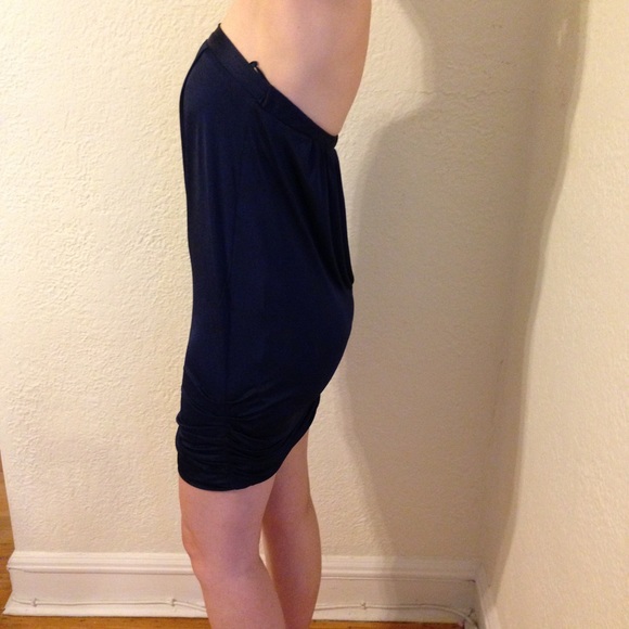 BCBGMAXAZRIA Runway gathered Draped dress - Picture 3 of 4